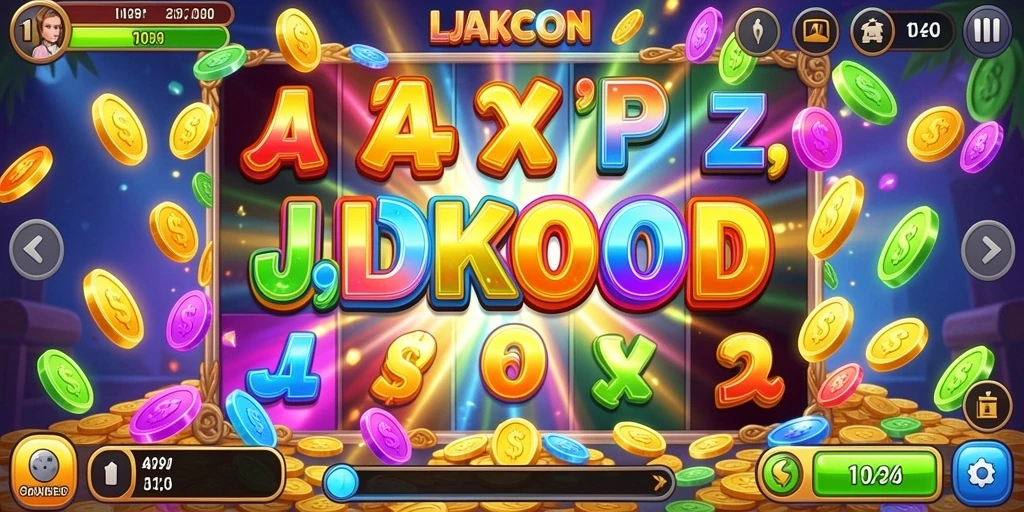 Tampilan antarmuka utama aplikasi 1234BETS.