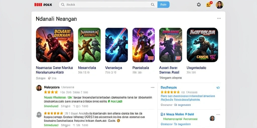 Tampilan menarik dengan berbagai tema slot.