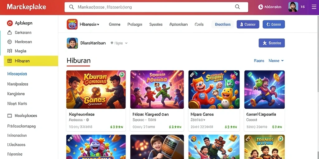 Tampilan awal yang menarik, siap memikat perhatian pengguna.