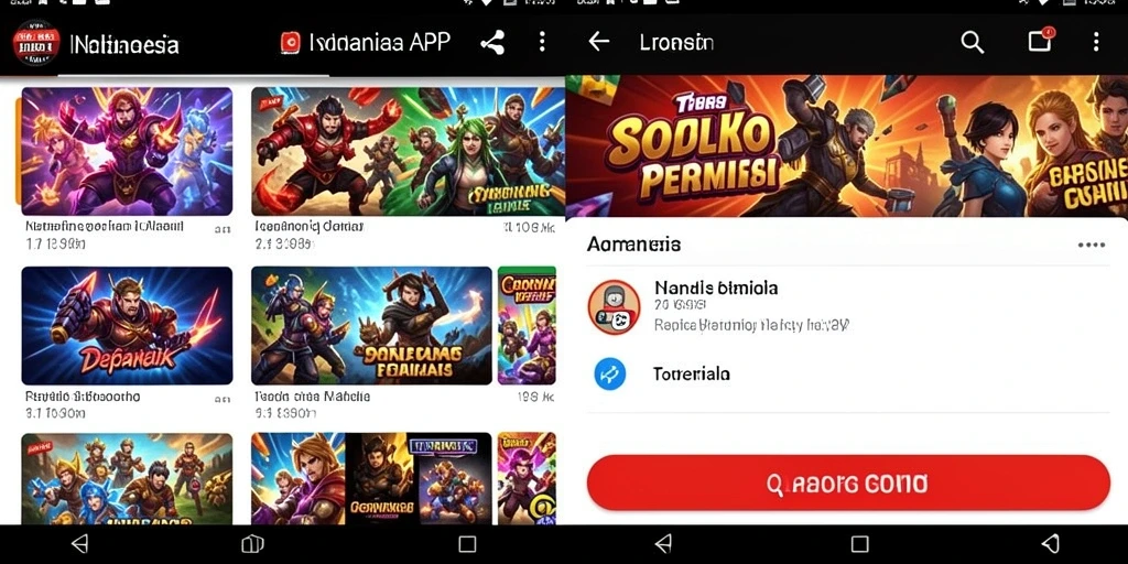 Tampilan permainan yang sederhana dan menarik.