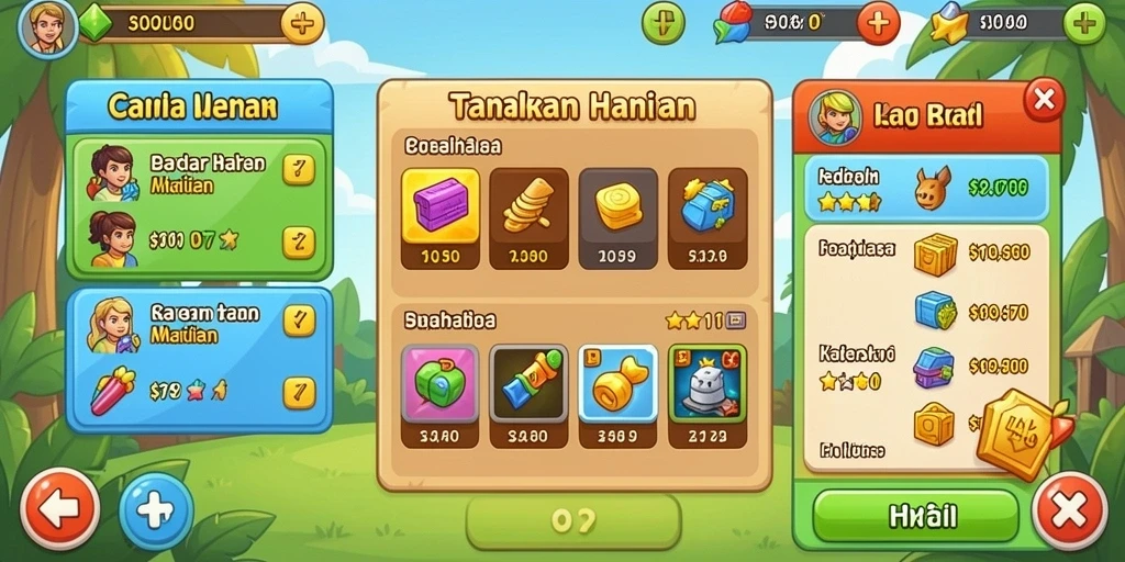 Tangkapan layar menampilkan karakter utama dalam aksi.