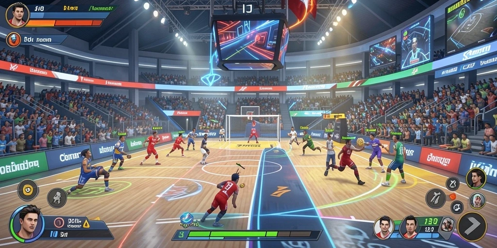 Tangkapan layar menampilkan level pertama yang menarik.