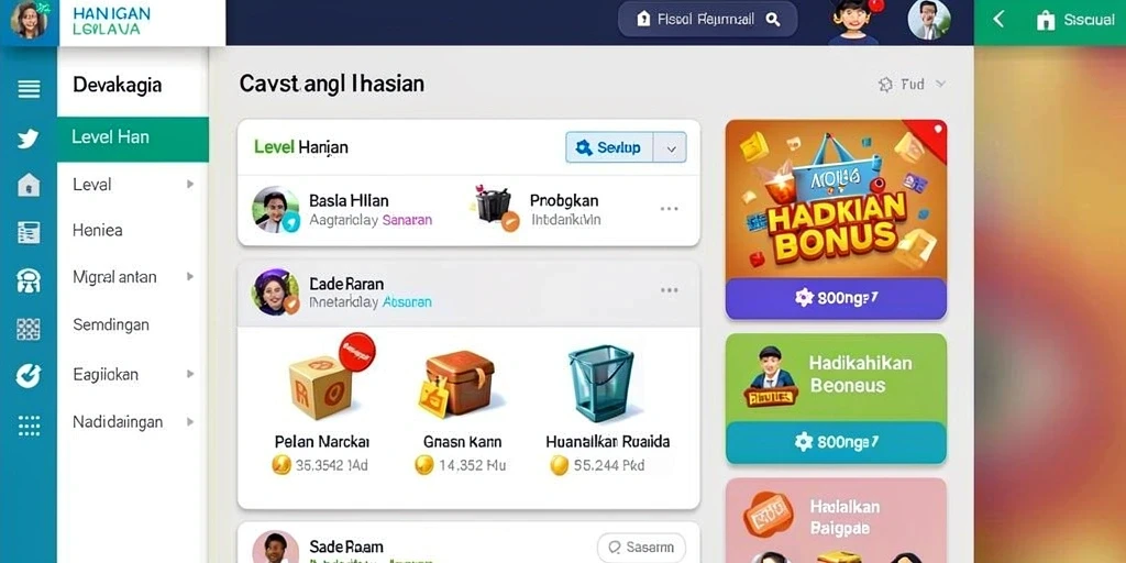 Screenshot menampilkan antarmuka utama permainan LANGIT777.