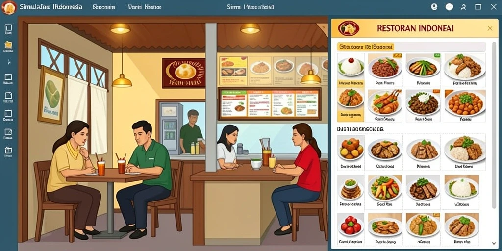 Tampilan awal permainan yang menarik dan menarik perhatian.