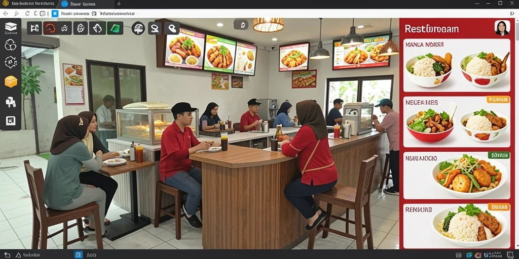 Tangkapan layar menunjukkan aksi cepat dalam permainan.