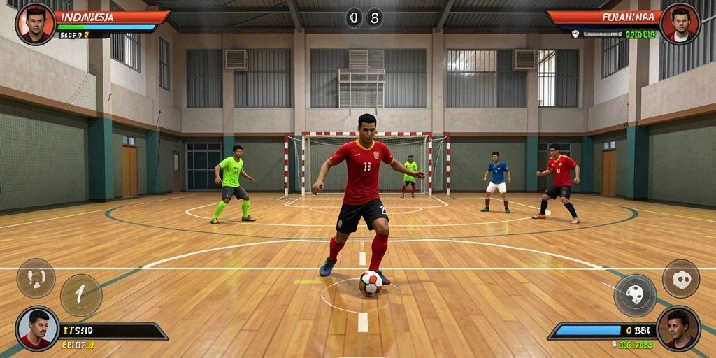 Screenshot aksi mendebarkan di medan pertempuran.